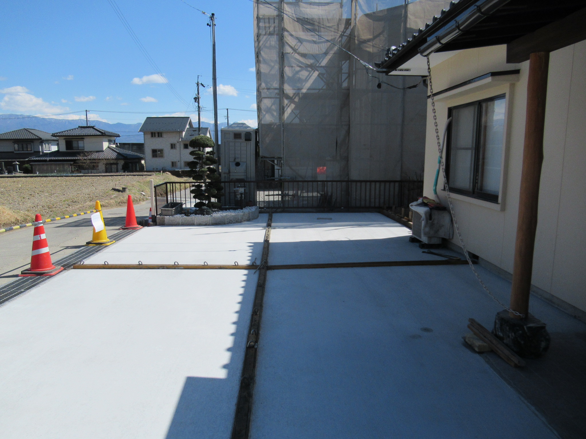 駐車場の外構工事をおこないました 飯田市のリフォーム 住まいる工房